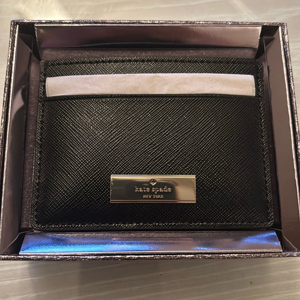 Kate Spade Slim Card Holder Black